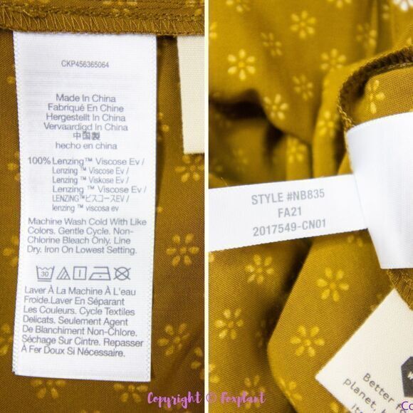 NEW Madewell V-Neck Tiered Button-Front Midi Dress in Daisies Forever, 00 - Picture 16 of 16